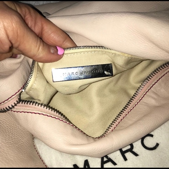 Auth Marc Jacobs Soft Leather Handbag Shoulder Bag - Picture 5 of 8